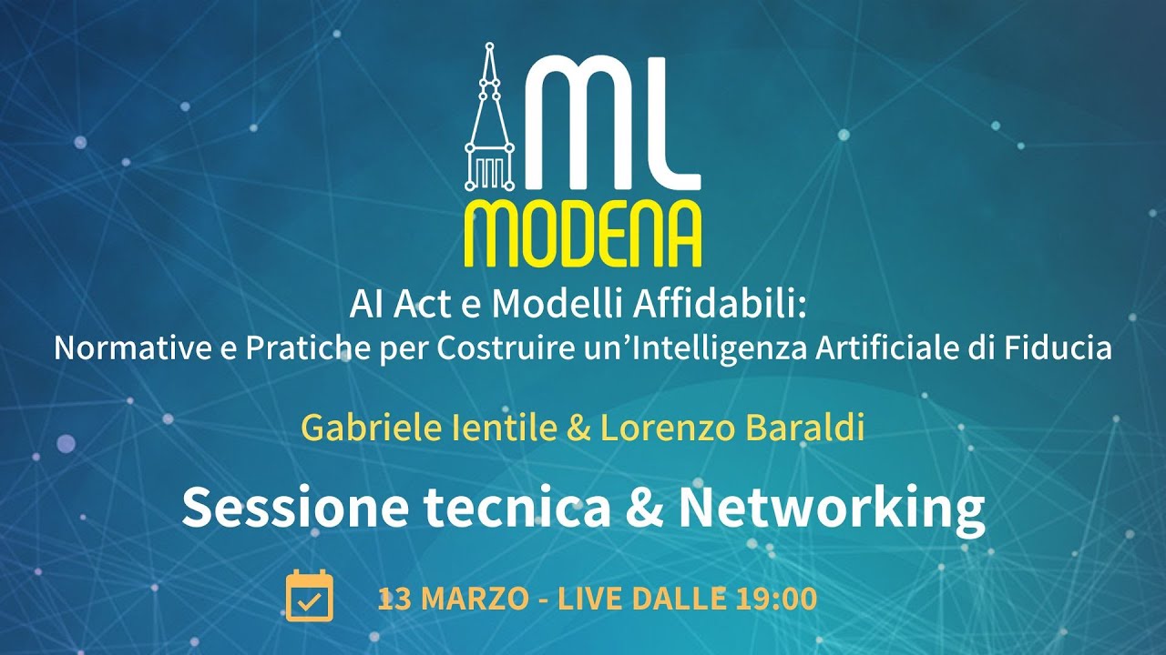 Invited talk at ML Modena